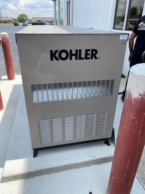 Generator installed outside